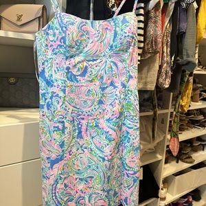 Lilly Pulitzer dress with tie detail on back